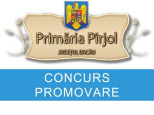 Primăria Pîrjol organizează în data de 04.09.2018